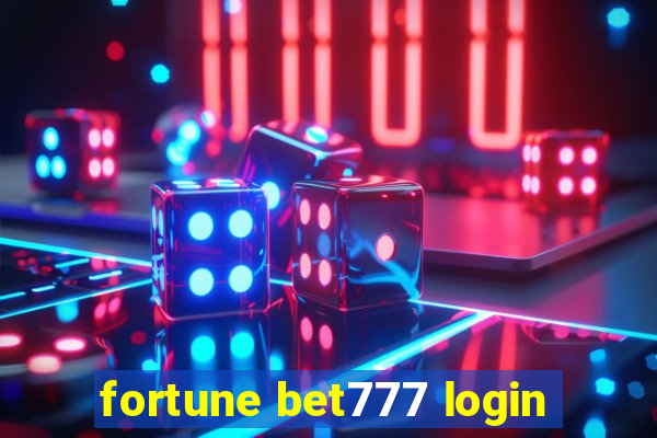 fortune bet777 login